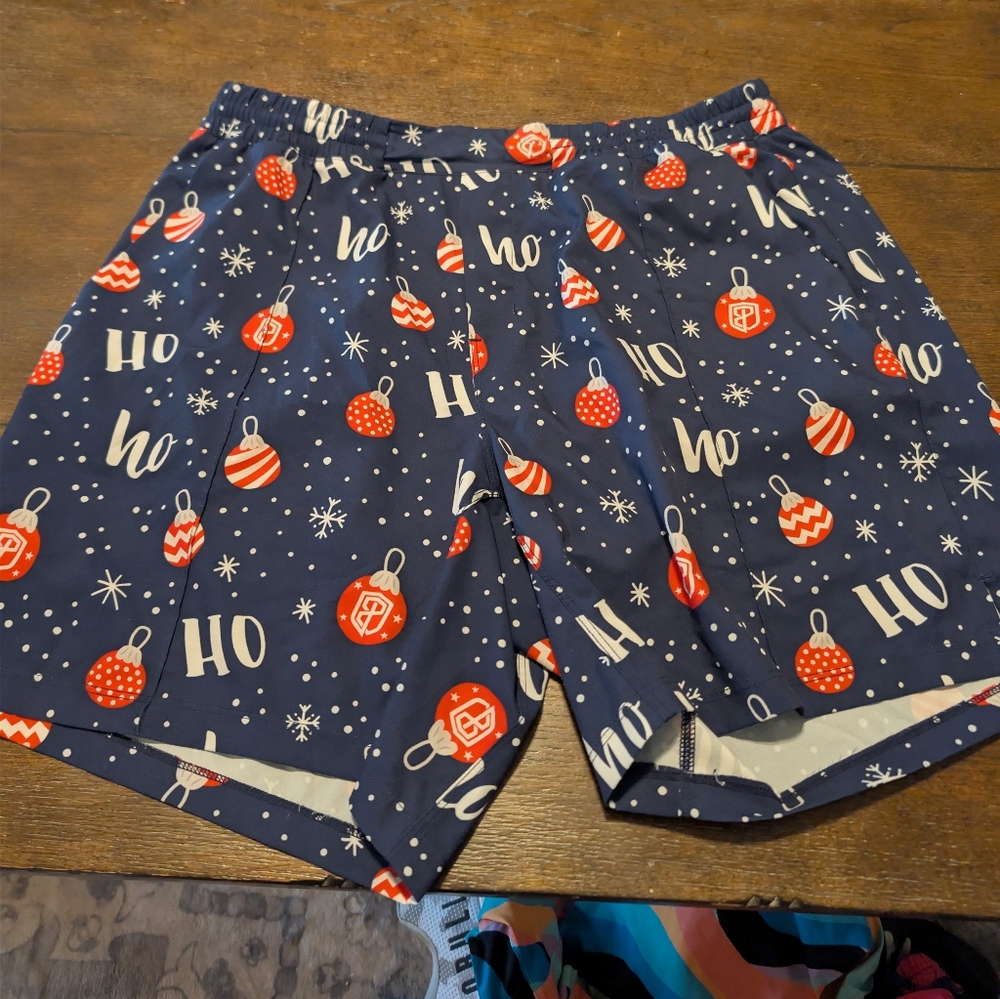 Limited Edition Born Primitive Christmas Blue and Red Training Shorts